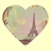 Eiffel Tower Vintage Style stickers