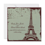 Eiffel Tower Wedding Invitations