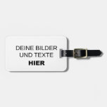 Eigene Kofferanhänger gestalten