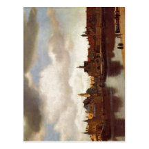 Eigentlich de Delft de fourgon de Johannes Vermeer Carte Postale