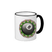 EIGHT BALL BILLIARDS MUGS