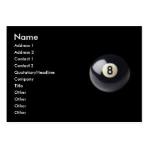 Eight-Ball Business Card