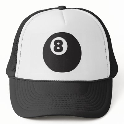 Eight Ball Mesh Hats by wolfmountainstudio