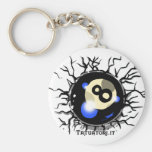 Eight Ball Key Chain