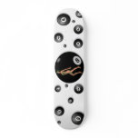Eight Ball Pinup Sexy Girl Custom Skateboard Deck