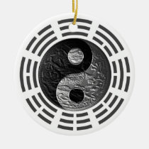 Eight Trigrams Yin Yang Embossed-Like Dragon ornaments