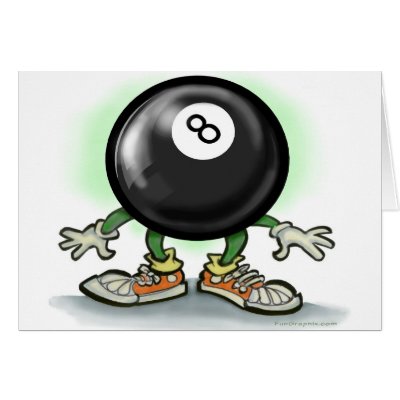 Eightball Card by FunGraphix