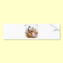 Eighteenth Century French Couple in Garden bumper stickers
