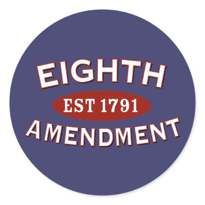 Eighth Amendment Est 1791 Round Stickers by AmericanElephant