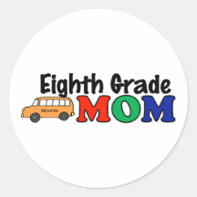 Eighth Grade Mom Sticker