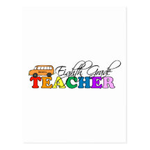 Eighth Grade Teacher Post Card