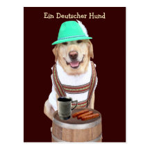 Ein Deutscher Hund Post Card