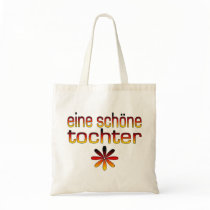 Eine Schöne Tochter Germany Flag Colours Canvas Bags