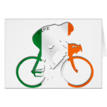 Eire Irish cycling flag of Ireland bicycle gear cards