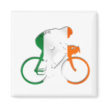 Eire Irish cycling flag of Ireland bicycle gear magnets