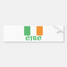 EIRE Irish Flag Bumper Stickers