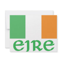 EIRE Irish Flag Invites