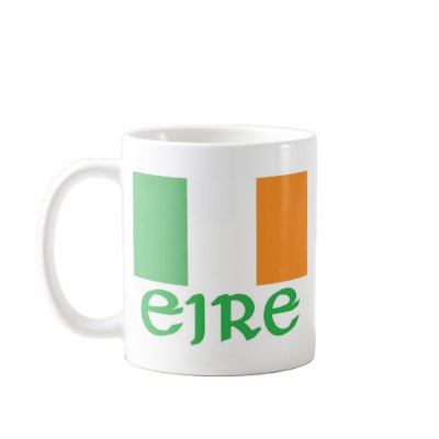 EIRE Irish Flag Coffee Mugs by McBain