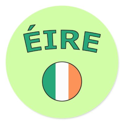 Eire Round Sticker by zkislar