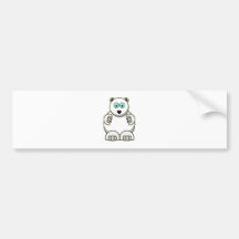 Eisbär polar ice bear auto sticker