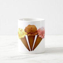 Eiscreme ice creme tee tassen