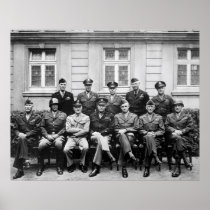 Eisenhower, Patton, Bradley, et. al. Posters