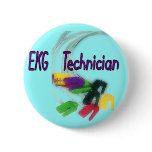 EKG Technician Gifts buttons