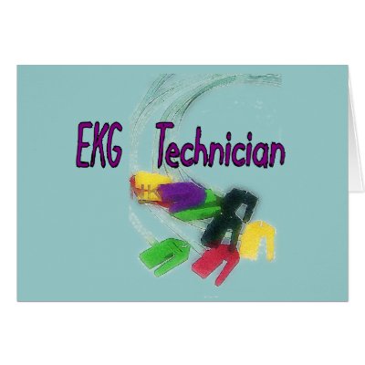 EKG Technician Gifts Greeting Card by ProfessionalDesigns