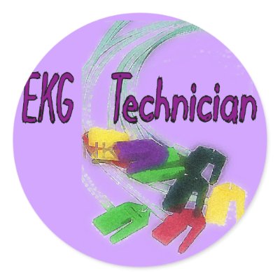 EKG Technician Gifts Sticker by ProfessionalDesigns