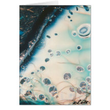 ekos plastic lagoon Card