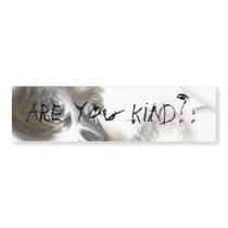 EKSwirl Off, Are you kind?? Bumper Sticker