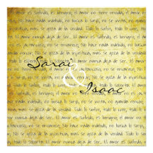El amor es sufrido, es benigno- Wedding Invitation