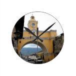 El Arco, La Antigua, Guatemala Round Wallclock