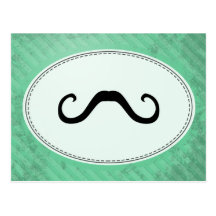 El Bandido Moustache (alternative) Postcard