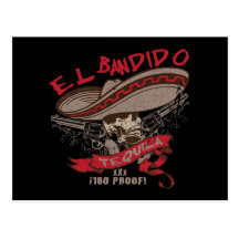 El Bandido Tequila Postcard