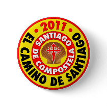 El Camino de Santiago 2011 Pinback Buttons