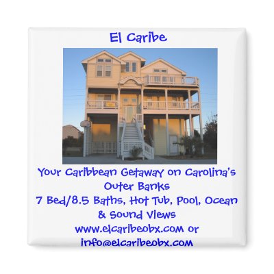 El Caribe, Your Caribbean Getaway ... Refrigerator Magnet by mbigou