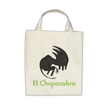 El Chupacabra Canvas Bag