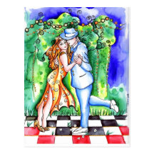 El Club de mis amores Tango Postcards