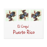 El Coqui Puerto Rico Post Card