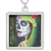 El Dia de Muertos by Lori Karels Pendants