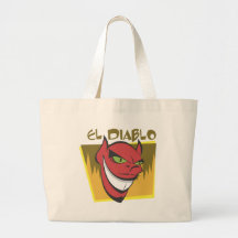 El Diablo Devil Canvas Bags