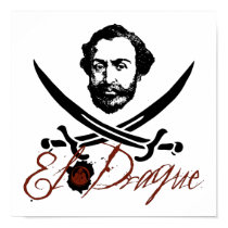 El Draque Pirate Insignia posters
