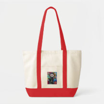 El Gato Cat Dia de los Muertos by Prisarts Tote Bag