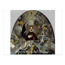 El Greco "Burial Of The Countess" Gifts & Tees Postcards