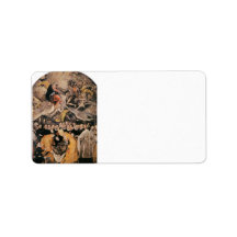 El Greco - LEnterrement du Comte dOrgaz Address Label