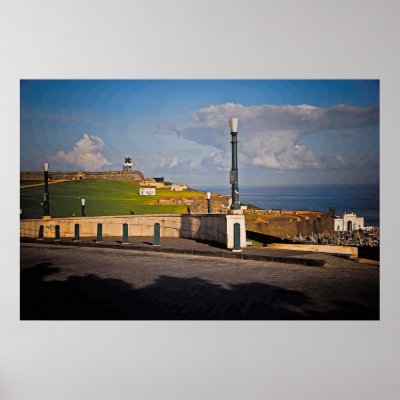 El Moro San Juan Puerto Rico Print by papaswing