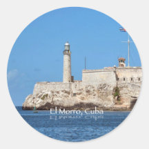 El Morro Castle, Cuba Stickers