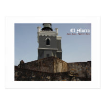 El Morro, San Juan, Puerto Rico Post Card
