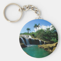 El Nicho Falls, Cuba Keychain